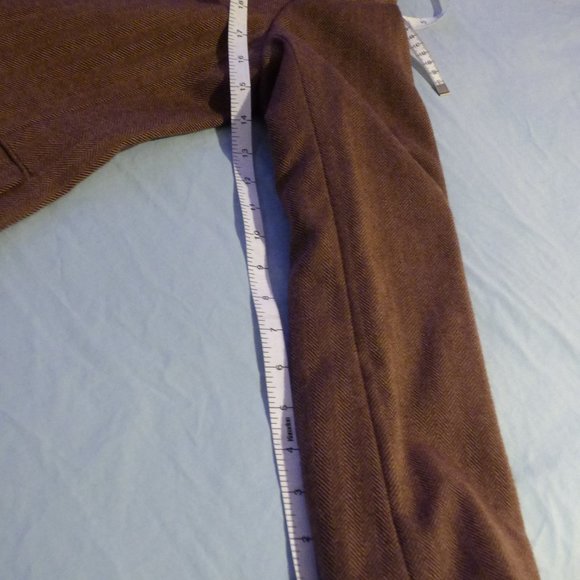 Brown tweed Chaps ladies jacket US 14 - Picture 7 of 12